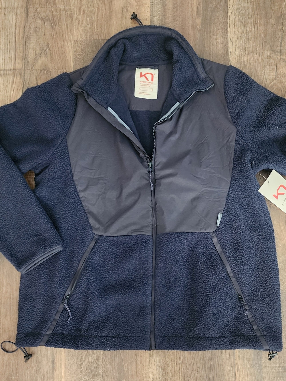 Kari Traa Navy Blue Fleece Jacket